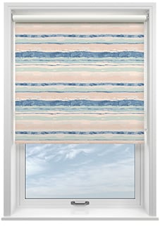 Whitstable Stripe (Blackout), Coastal Wash - Roller Blind